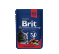 BRIT PREMIUM CAT KARMA DLA KOTA - z wołowiną i groszkiem