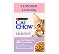 CAT CHOW SENSITIVE MOKRA KARMA DLA KOTA z łososiem i cukinią