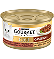 GOURMET GOLD CASSEROLE MOKRA KARMA DLA KOTA z kaczką i indykiem w sosie