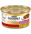 GOURMET GOLD MOKRA KARMA DLA KOTA z wołowiną i kurczakiem