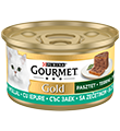 GOURMET GOLD PASZTET Z KRÓLIKIEM MOKRA KARMA DLA KOTA