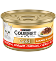 GOURMET GOLD SAUCE DELIGHTS MOKRA KARMA DLA KOTA z wołowiną