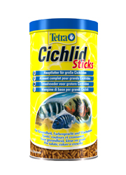TETRA CICHLID STICKS GRANULES • POKARM DLA RYB • TETRA CICHLID STICKS GRANULES • POKARM DLA RYB •