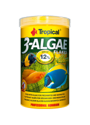 TROPICAL 3-ALGAE FLAKES POKARM DLA RYB TROPICAL 3-ALGAE FLAKES POKARM DLA RYB