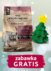 WIEJSKA ZAGRODA SUCHA KARMA DLA PSA ROZMIAR L wołowina z dzikiem