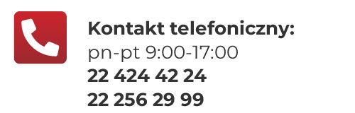 Kontakt telefoniczny: (022) 424 42 24