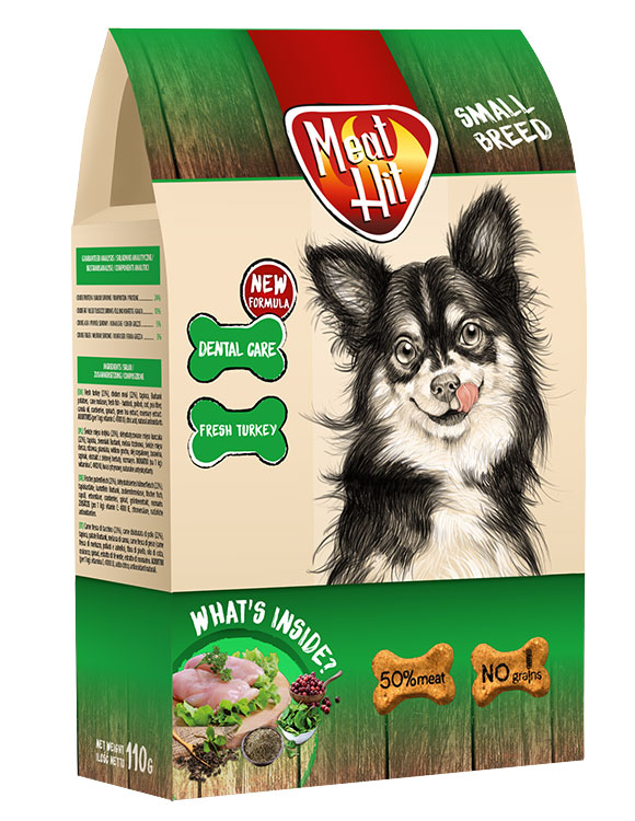 MEAT HIT DENTAL CARE CIASTKA DLA PSA
